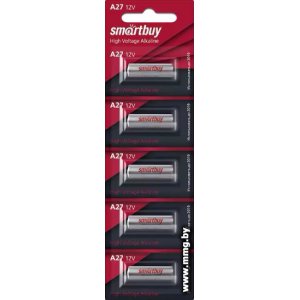 Купить Батарейка SmartBuy A27 SBBA-27A5B (5 шт) в Минске, доставка по Беларуси