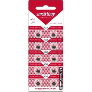 Батарейка SmartBuy AG1 SBBB-AG1-10B