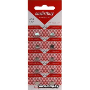 Батарейка SmartBuy AG4 SBBB-AG4-10B