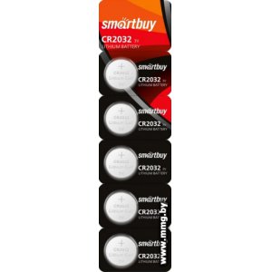 Купить Батарейка SmartBuy CR2032 SBBL-2032-5B в Минске, доставка по Беларуси