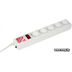 Купить Power Cube 5 розеток, белый, 1.9 м (SPG-B-6-WHITE) в Минске, доставка по Беларуси